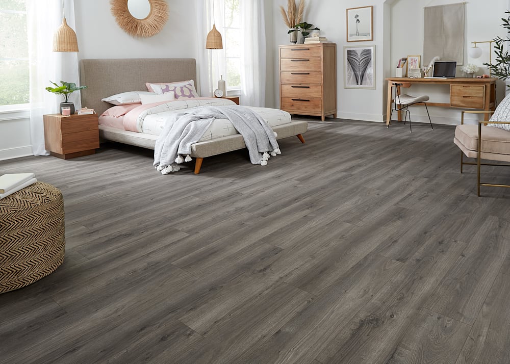 Laminate flooring installation