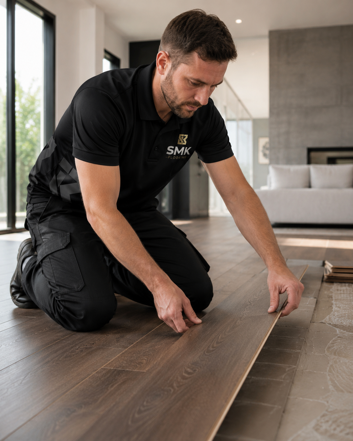 Premium flooring installation
